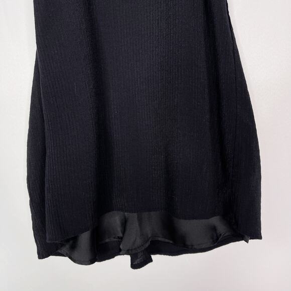 For Love and Lemons Small S Black Lace Back Halter Tank Top Sexy Open Back - Picture 4 of 10